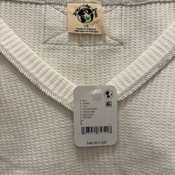 Free People Care FP Manchester Long Sleeve NWT * - Picture 4 of 5